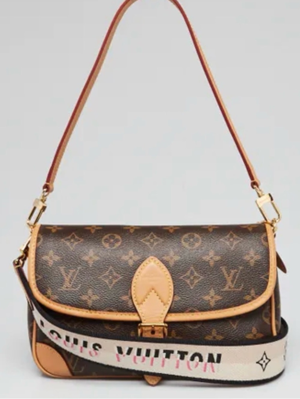 Canvas Shoulder Bag with Strap